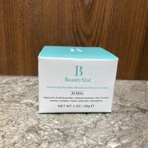 BeautyStat Universal Pro-Bio Moisture Boost Cream - 1 oz New‎ Sealed